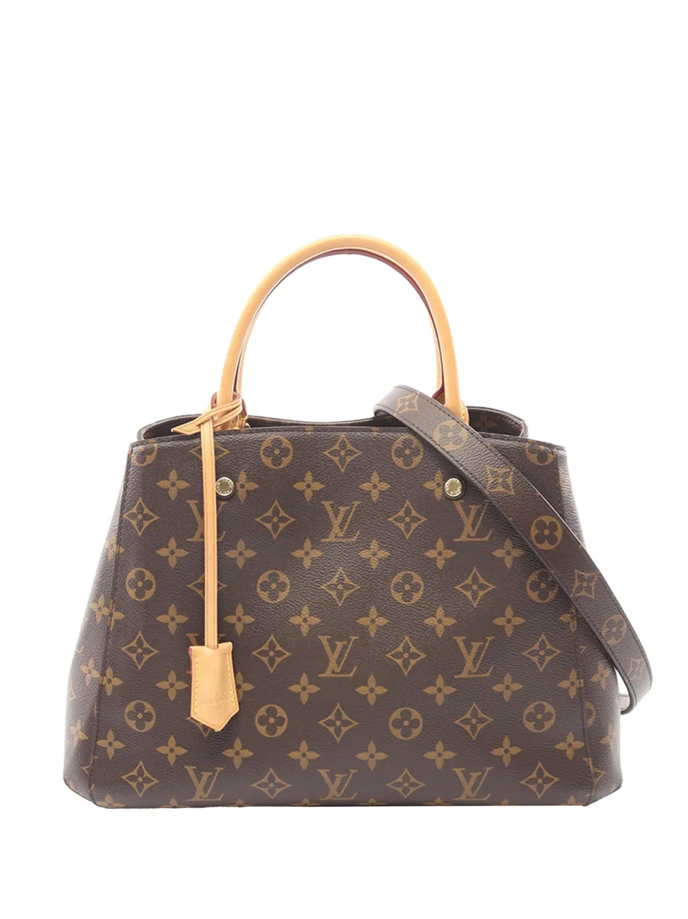 Louis Vuitton Pre-Owned 2016 Monogram Montaigne MM satchel - Marrone
