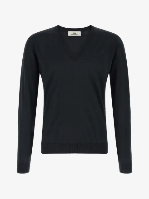 Riviera V-neck cuffed sweater