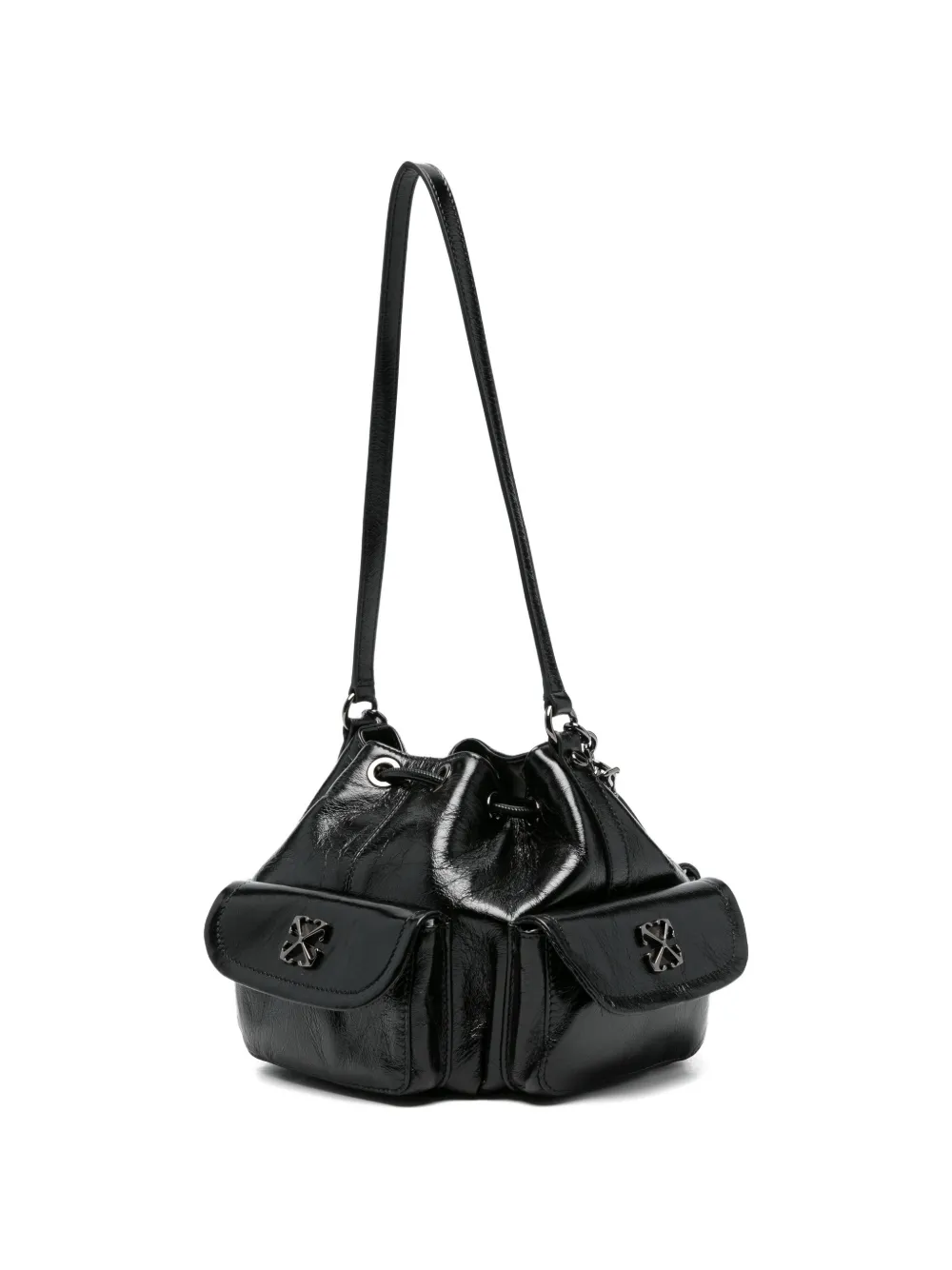 Off-White Dumbo.B bucket-tas met kettingzak Zwart