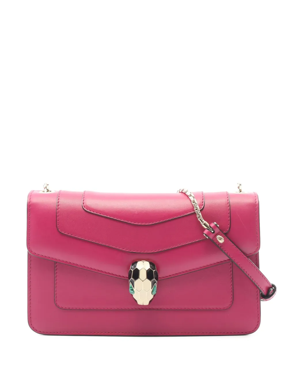 Bvlgari Pre-Owned 2010-2026 Leather Serpenti Forever crossbody bag - Rosa