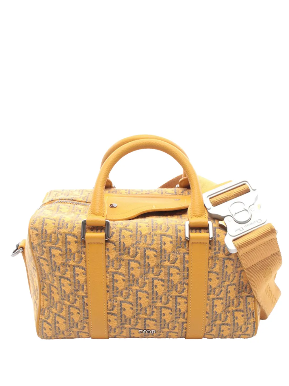 Christian Dior Pre-Owned 2021-2026 Oblique Jacquard Lingot 26 satchel - Giallo