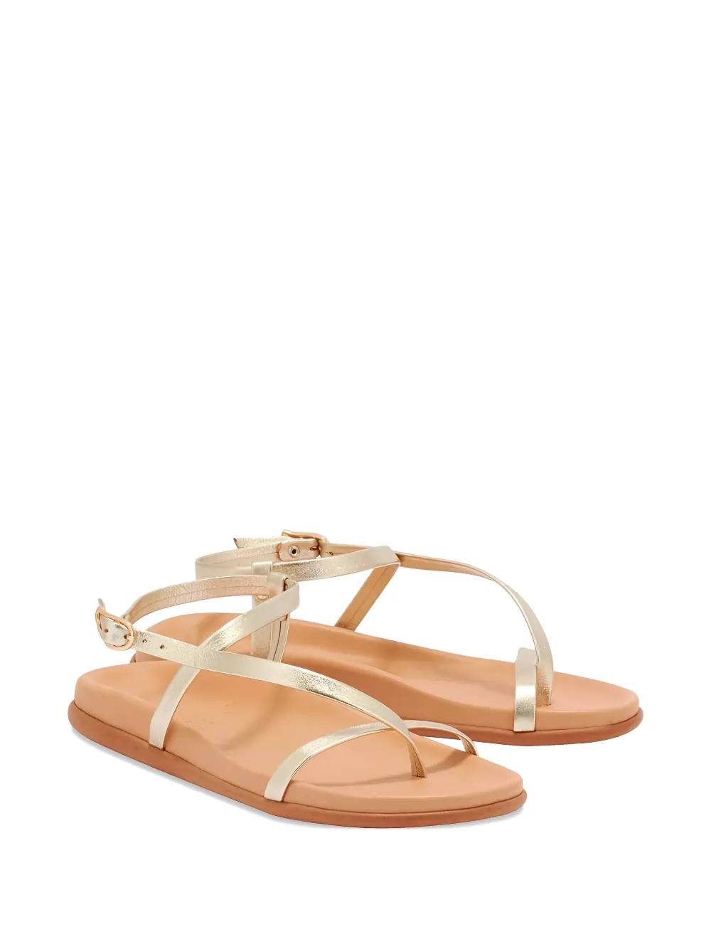 Ancient Greek Sandals Aimilia strap sandals Goud