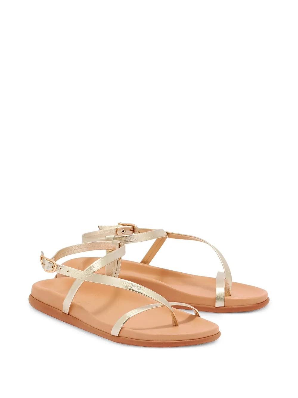  Ancient Greek Sandals Aimilia Strap Sandals - Gold 