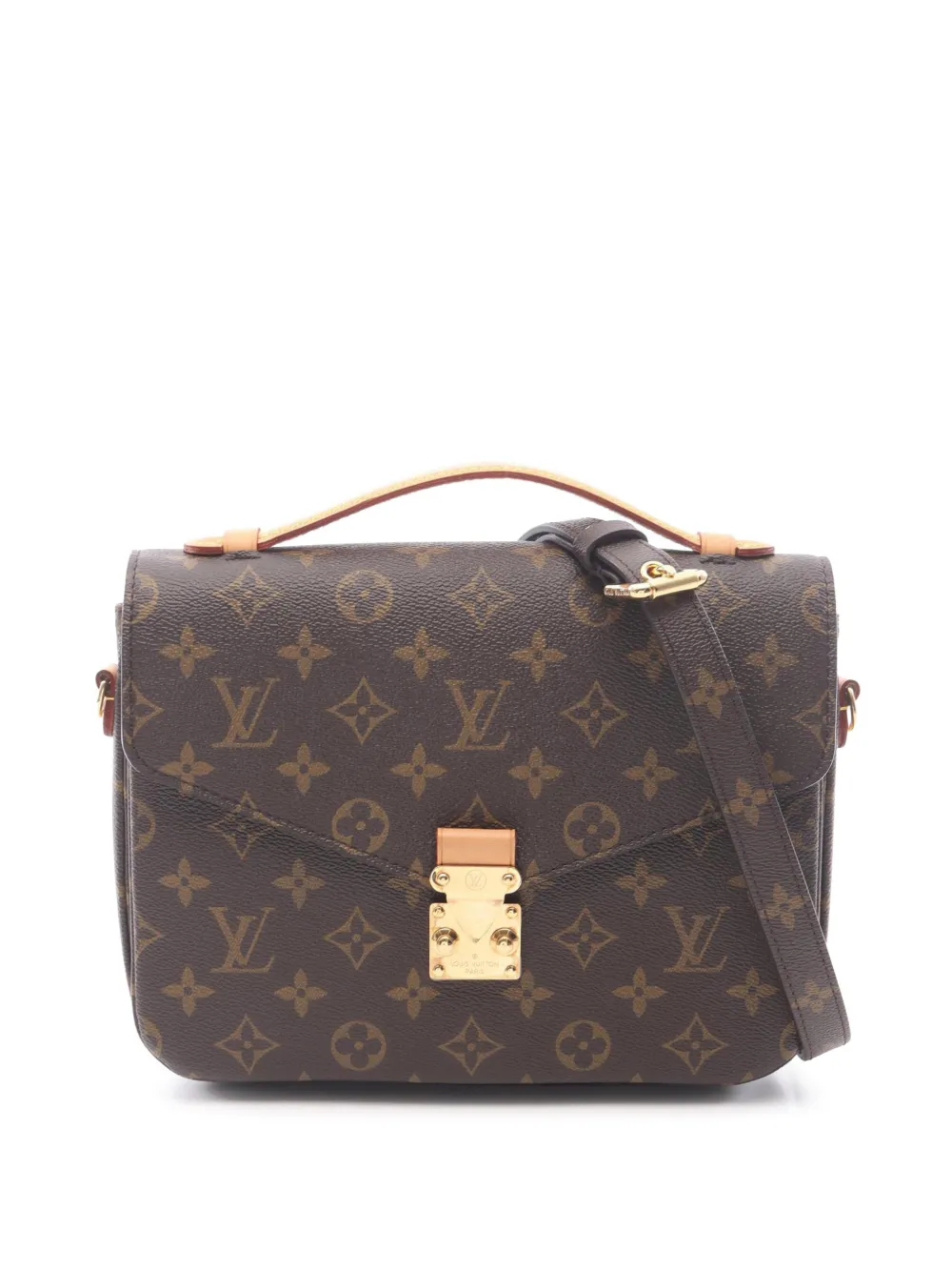 Louis Vuitton Pre-Owned 2021 Monogram Pochette Metis satchel - Marrone