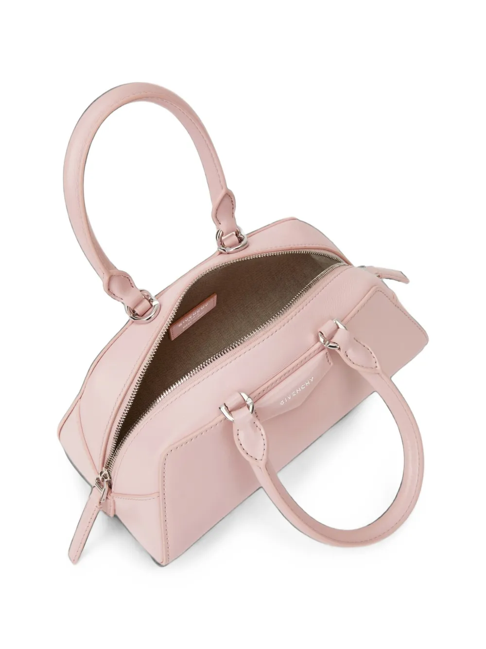 Givenchy Antigona East-West Box leren mini-tas Roze