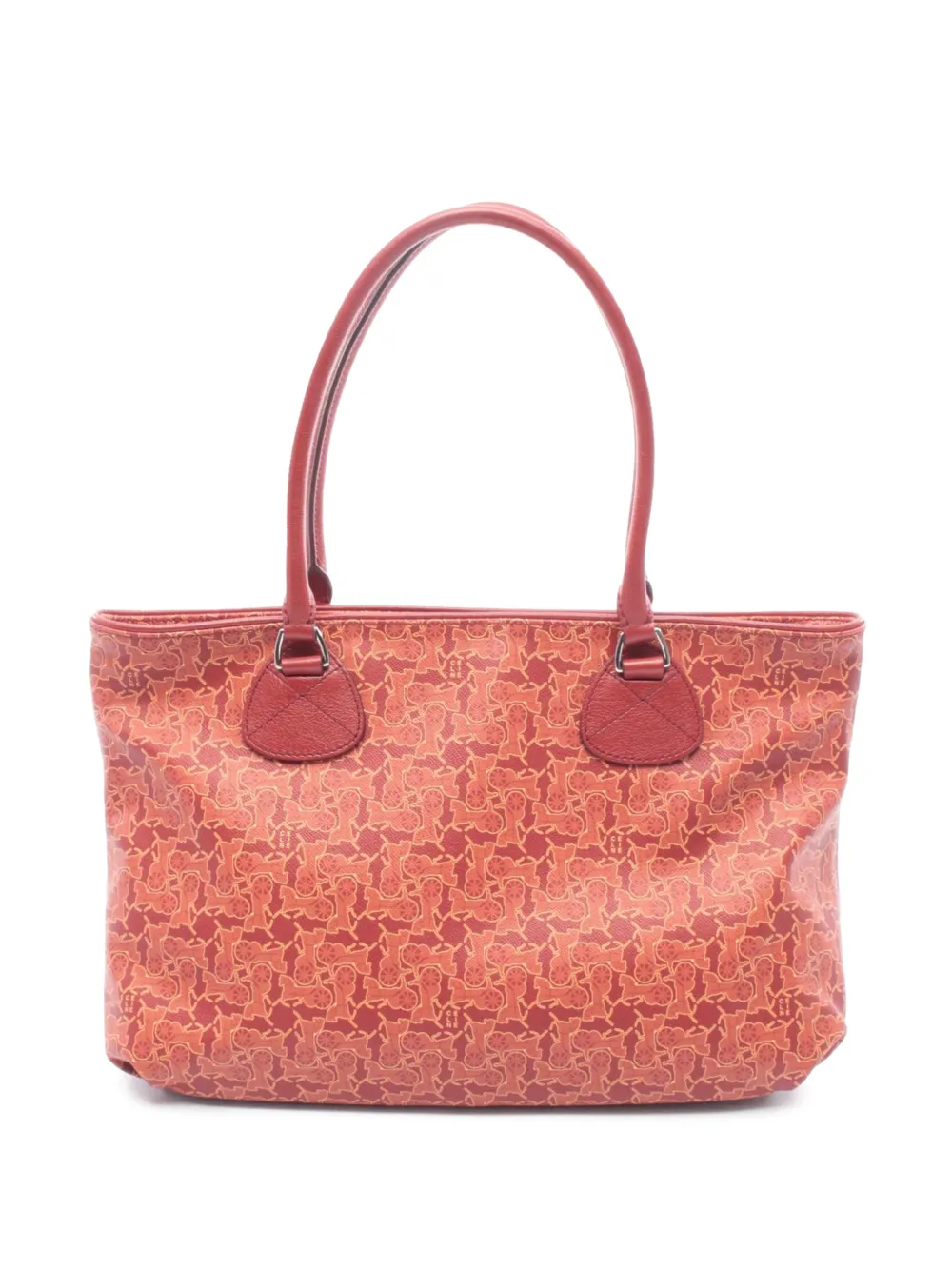 Celine Pre-Owned 20th Century Coated Canvas Sulky tote bag - Rosso