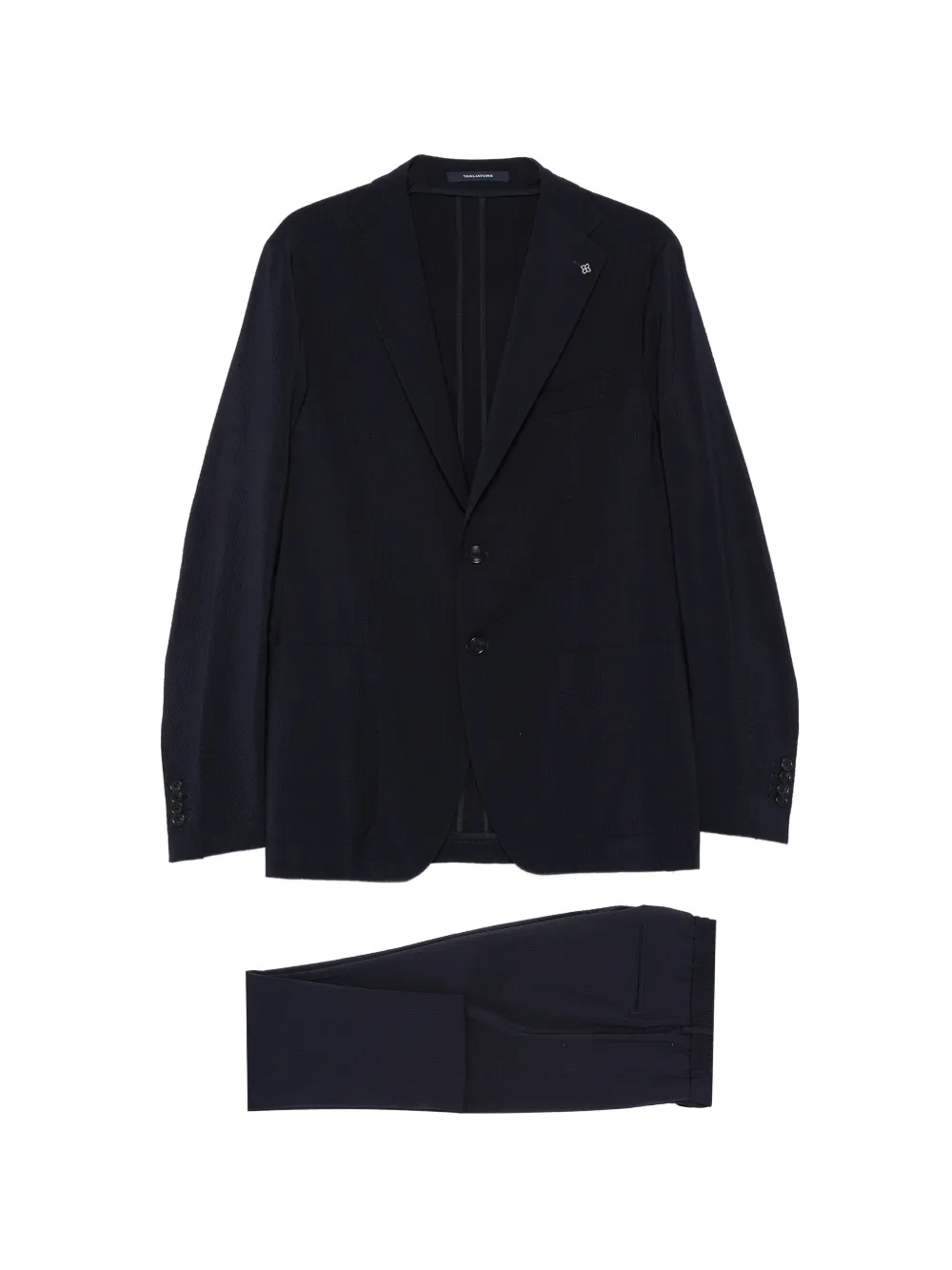 Tagliatore textured suit - Blu