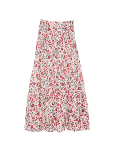 Antik Batik Annie floral-pattern maxi skirt