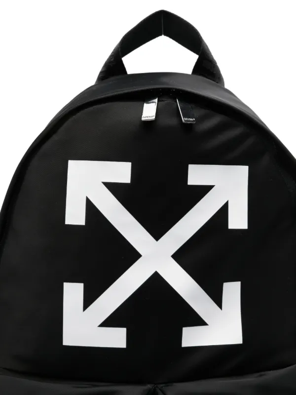 Off-White Arrow-print Backpack | Black | FARFETCH