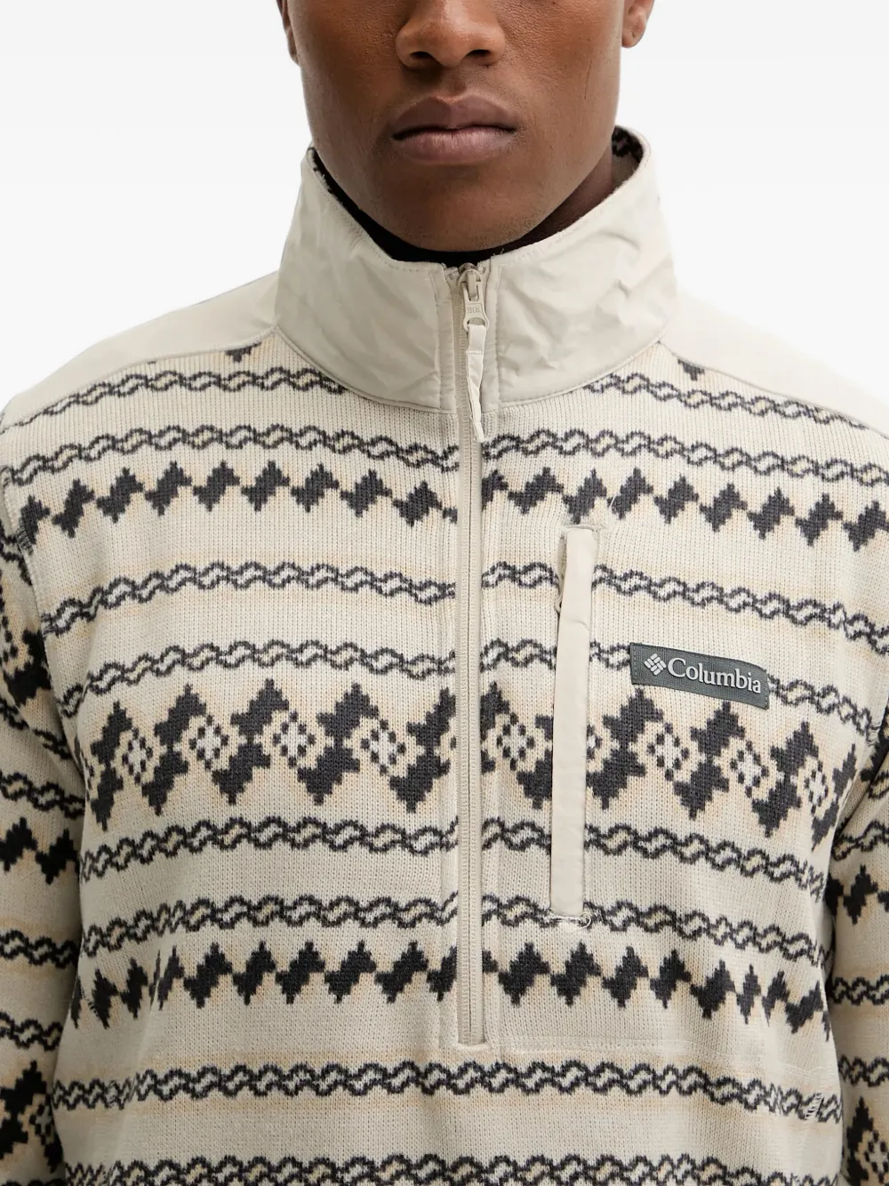 Columbia Sweater Weather™ III trui met halve rits Wit