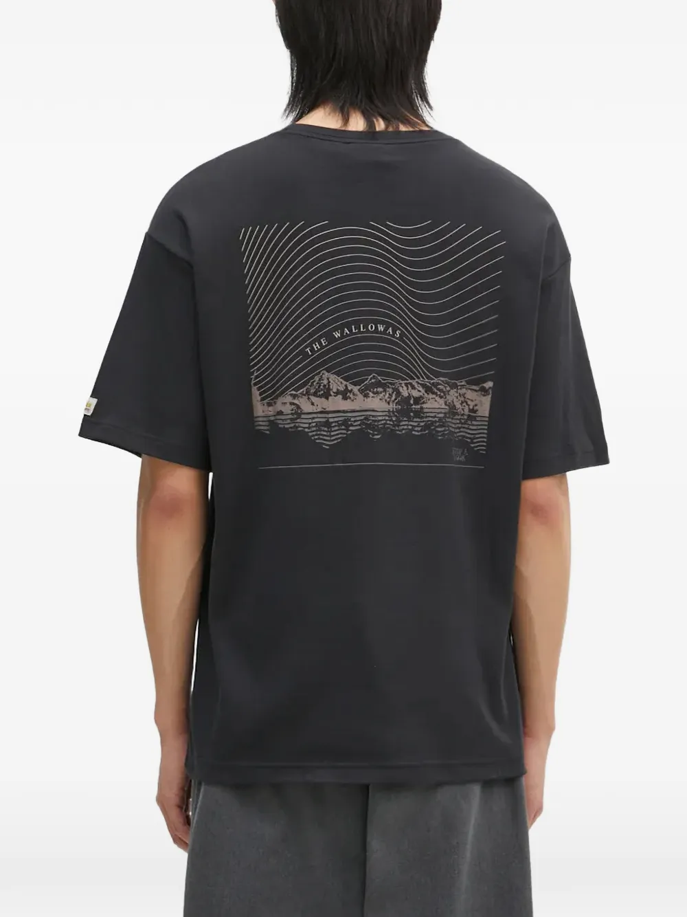 Columbia Wallowa T-shirt met grafische print Zwart