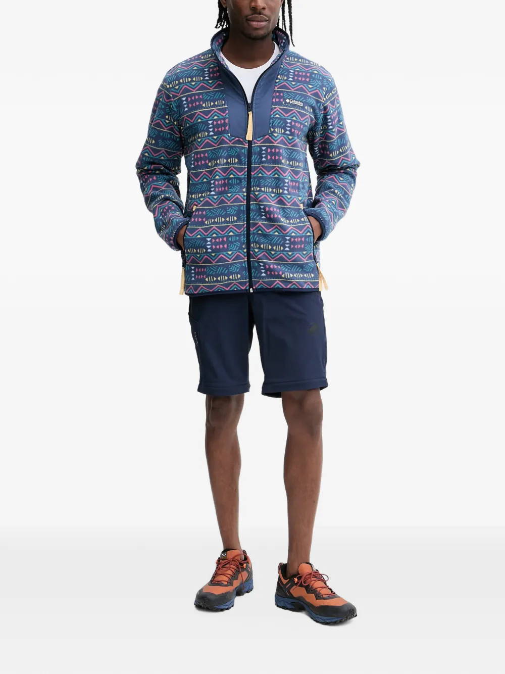 Columbia Sequoia Grove™ jack met geometrische print en rits Blauw