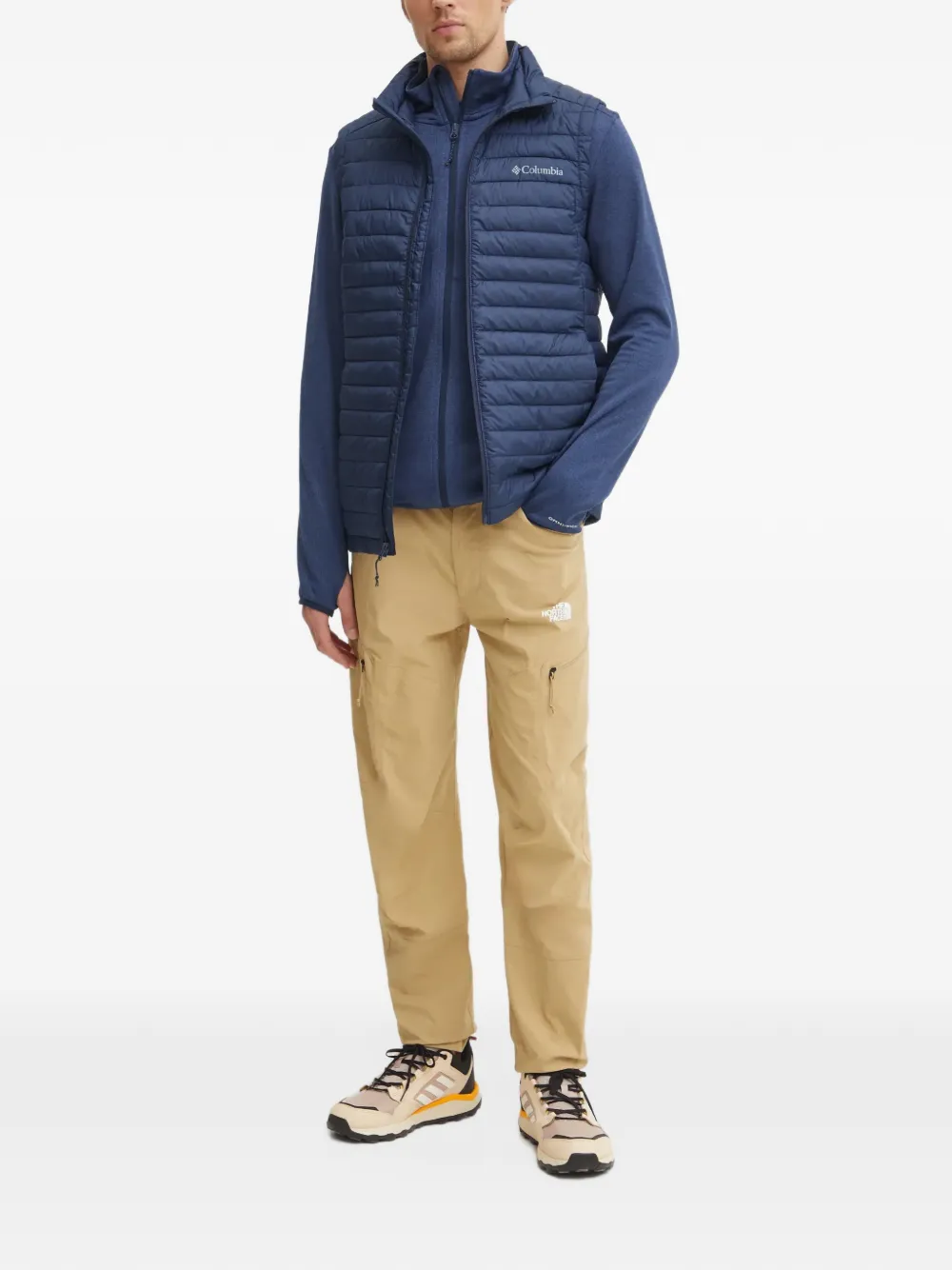 Columbia Park View™ jack met rits Blauw