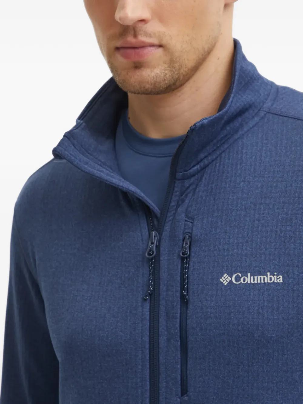 Columbia Park View™ jack met rits Blauw