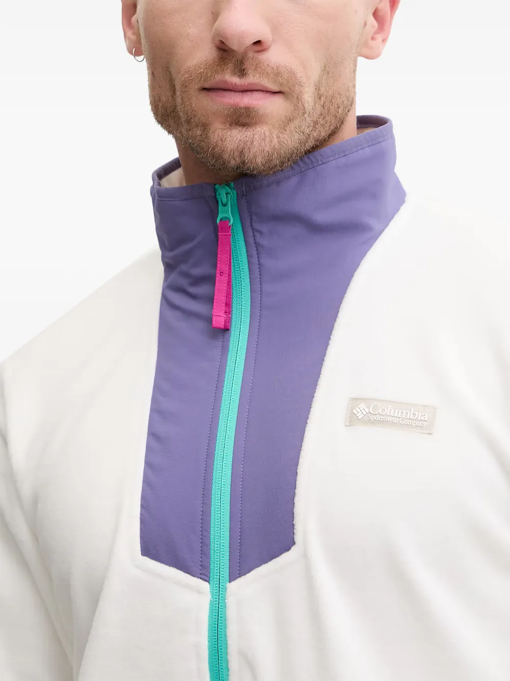 Columbia Sequoia Grove™ fleece trui met vlakken Wit