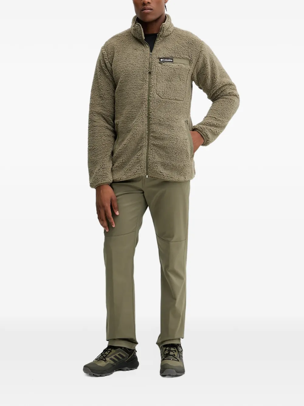 Columbia Pitchstone™ broek met rechte pijpen en logo-patch Groen