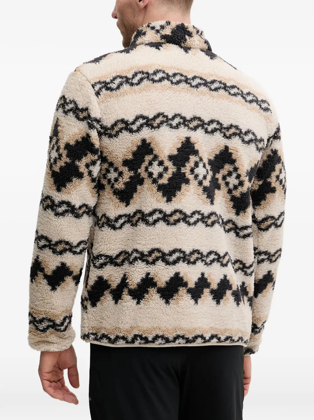 Columbia Rugged Ridge™ geometric patterned zip sweater Beige