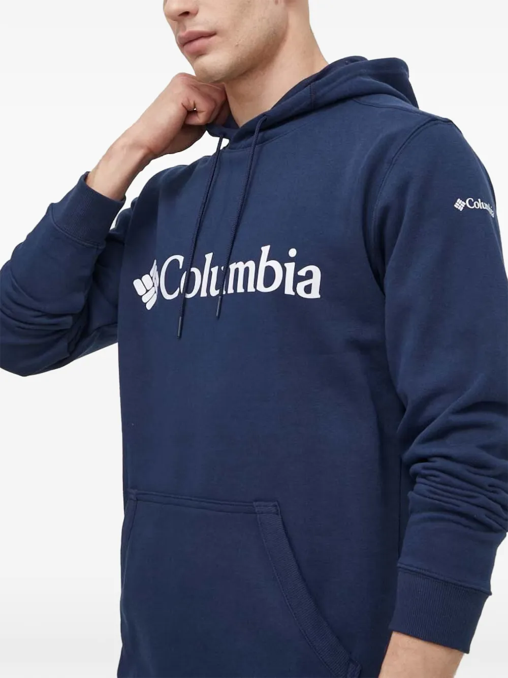 Columbia logo hoodie Blauw