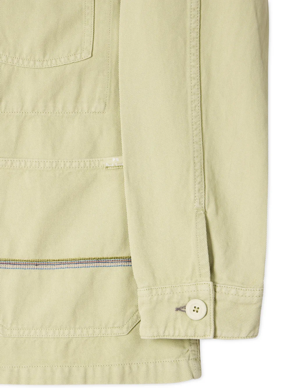  Ps Paul Smith Buttoned Overshirt - Green 