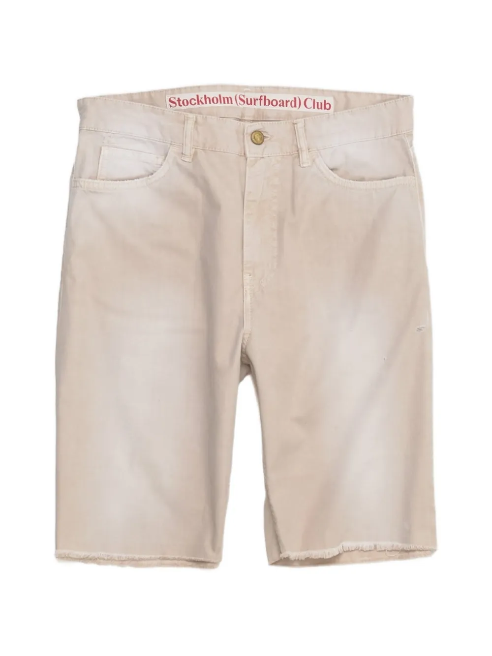 Stockholm Surfboard Club raw-hem shorts - Marrone