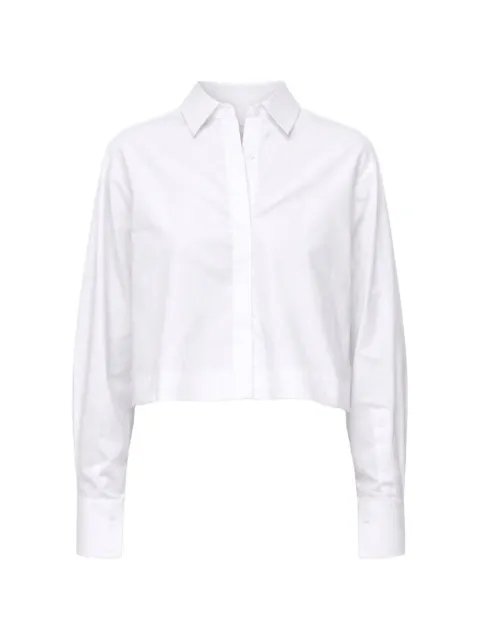 Simkhai Kacey lace cotton shirt