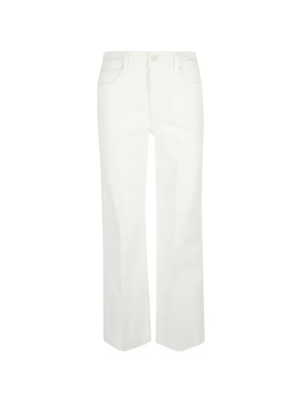 PAIGE Anessa 31" Denim Jeans in White
