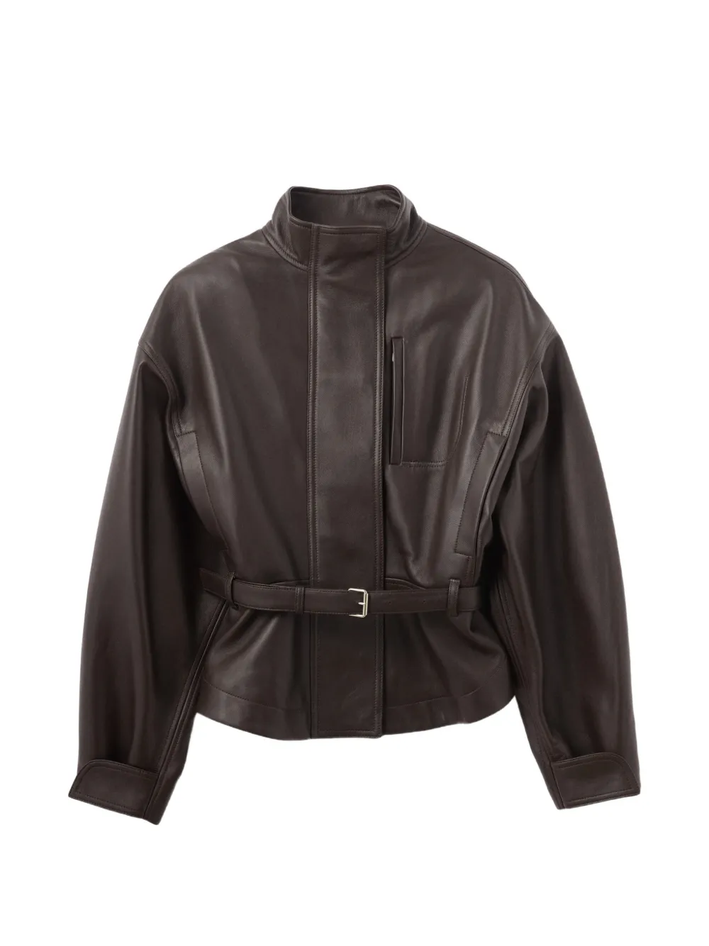 Jacquemus Circo Belted Jacket In Brown