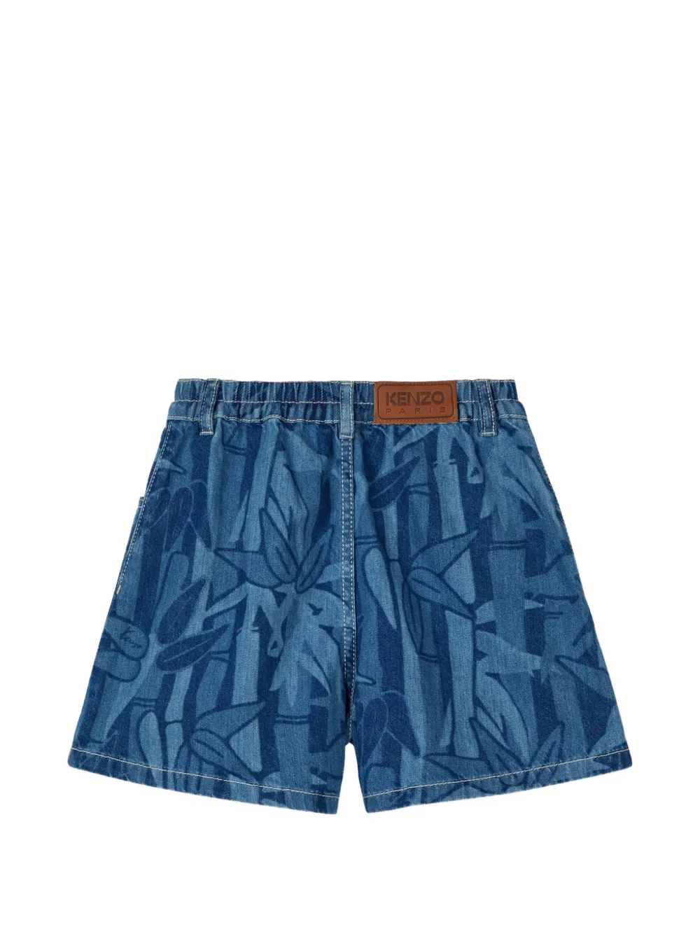 Kenzo Kids Eden Jungle shorts Blauw