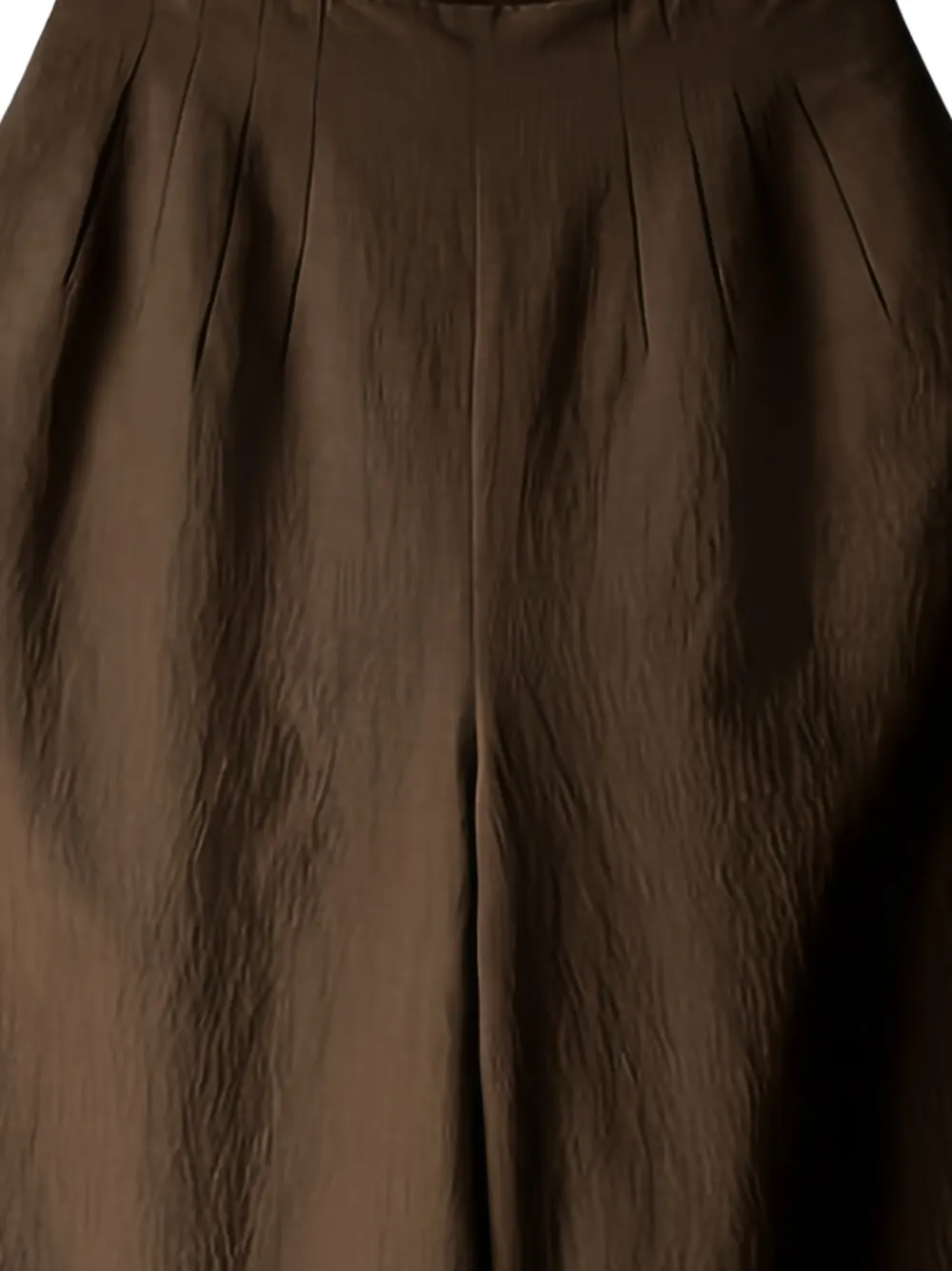  Staud Magpie Pleated Trousers - Brown 