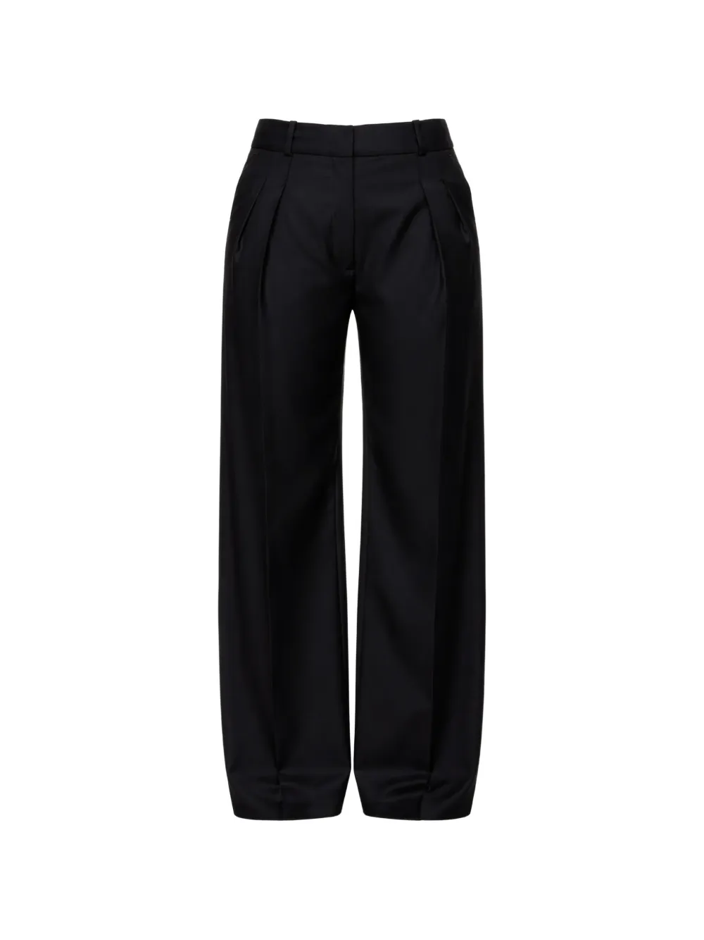 Loulou straight-leg trousers - Nero