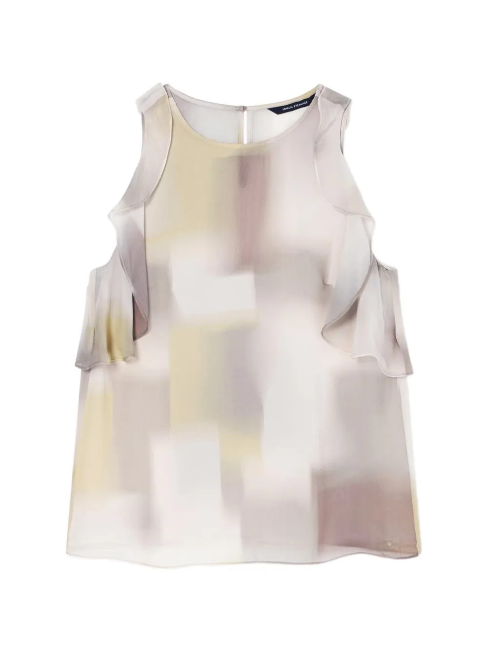 Armani Exchange ruffled blouse - Toni neutri
