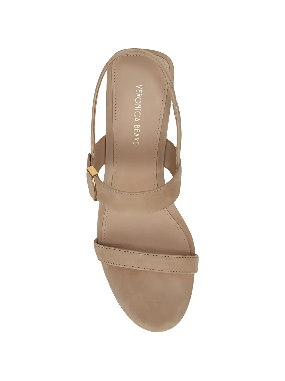 Veronica Beard Genetta sandalen met gesp Beige