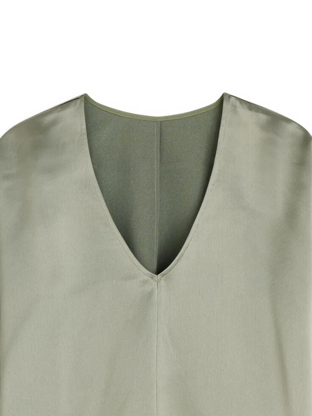 By Malene Birger shirt met V-hals - Groen