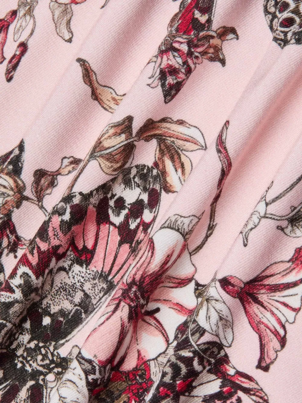  L'agence Ressi Butterfly-print T-shirt - Pink 