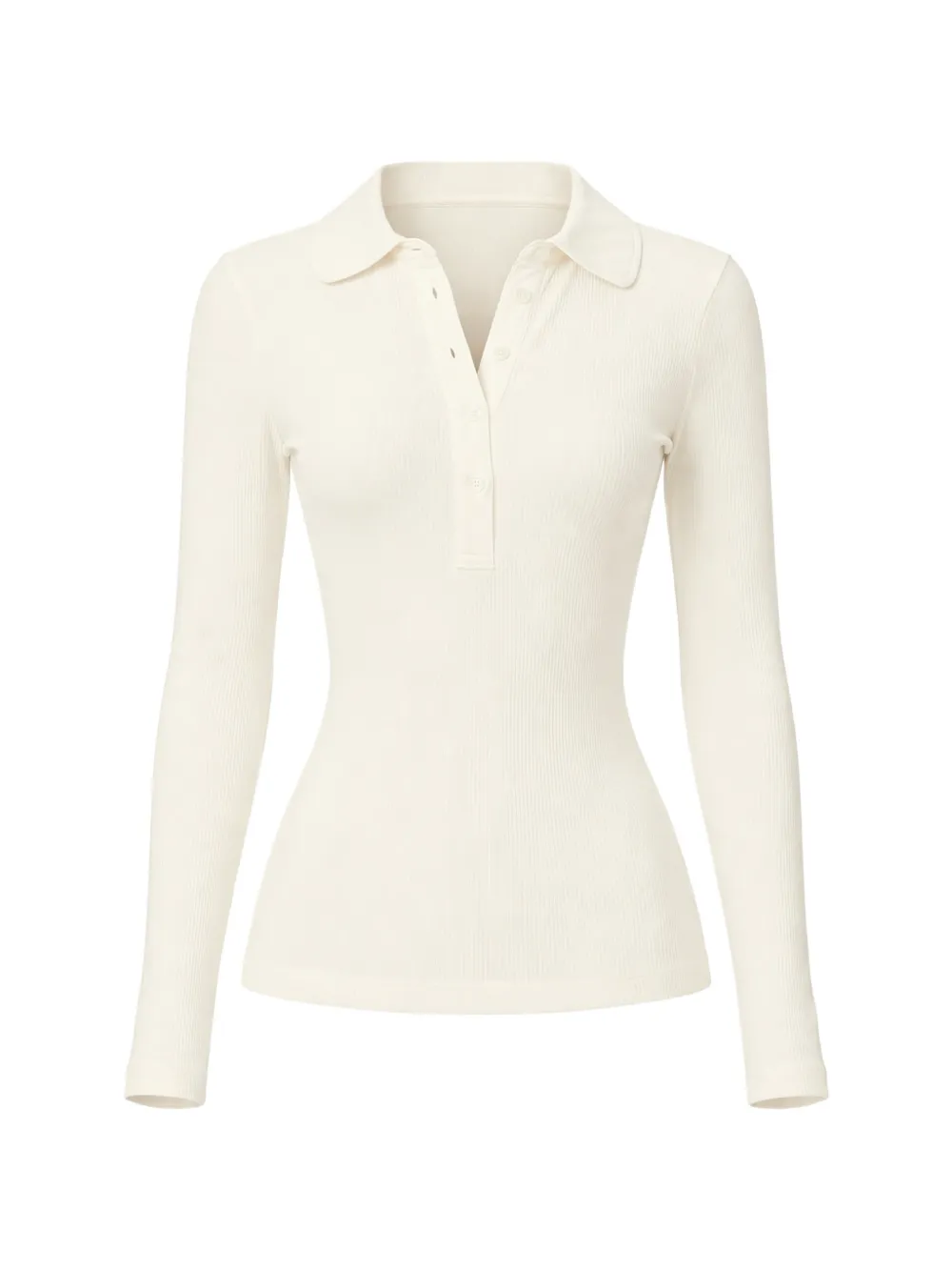 Citizens of Humanity Brea ribbed polo top - Toni neutri