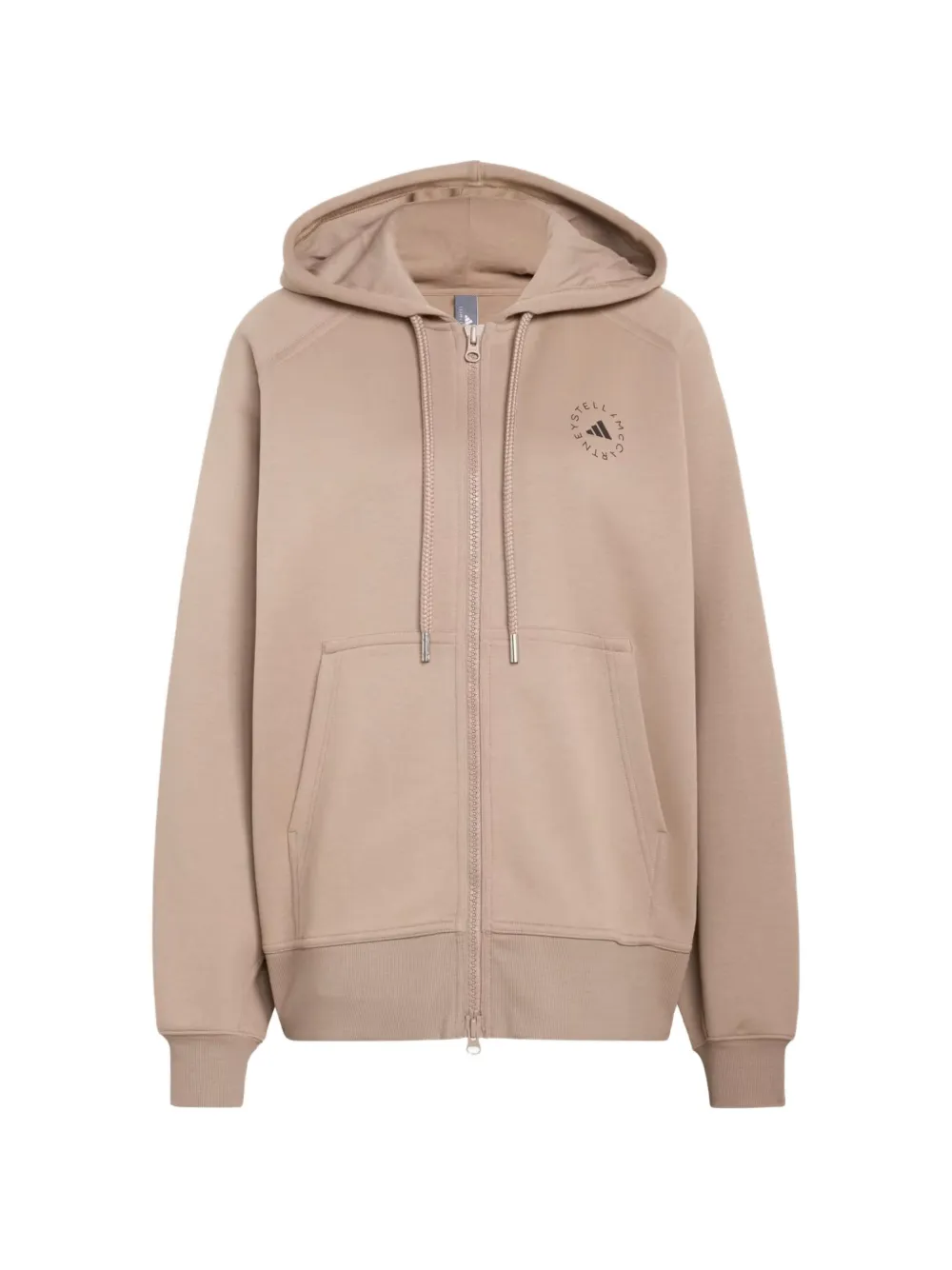 adidas by Stella McCartney zip hoodie - Toni neutri