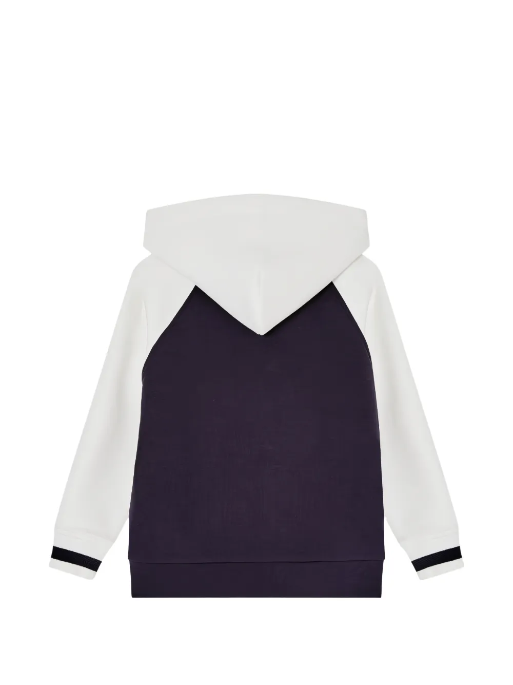 Emporio Armani Kids Hoodie met paardenpatroon Blauw