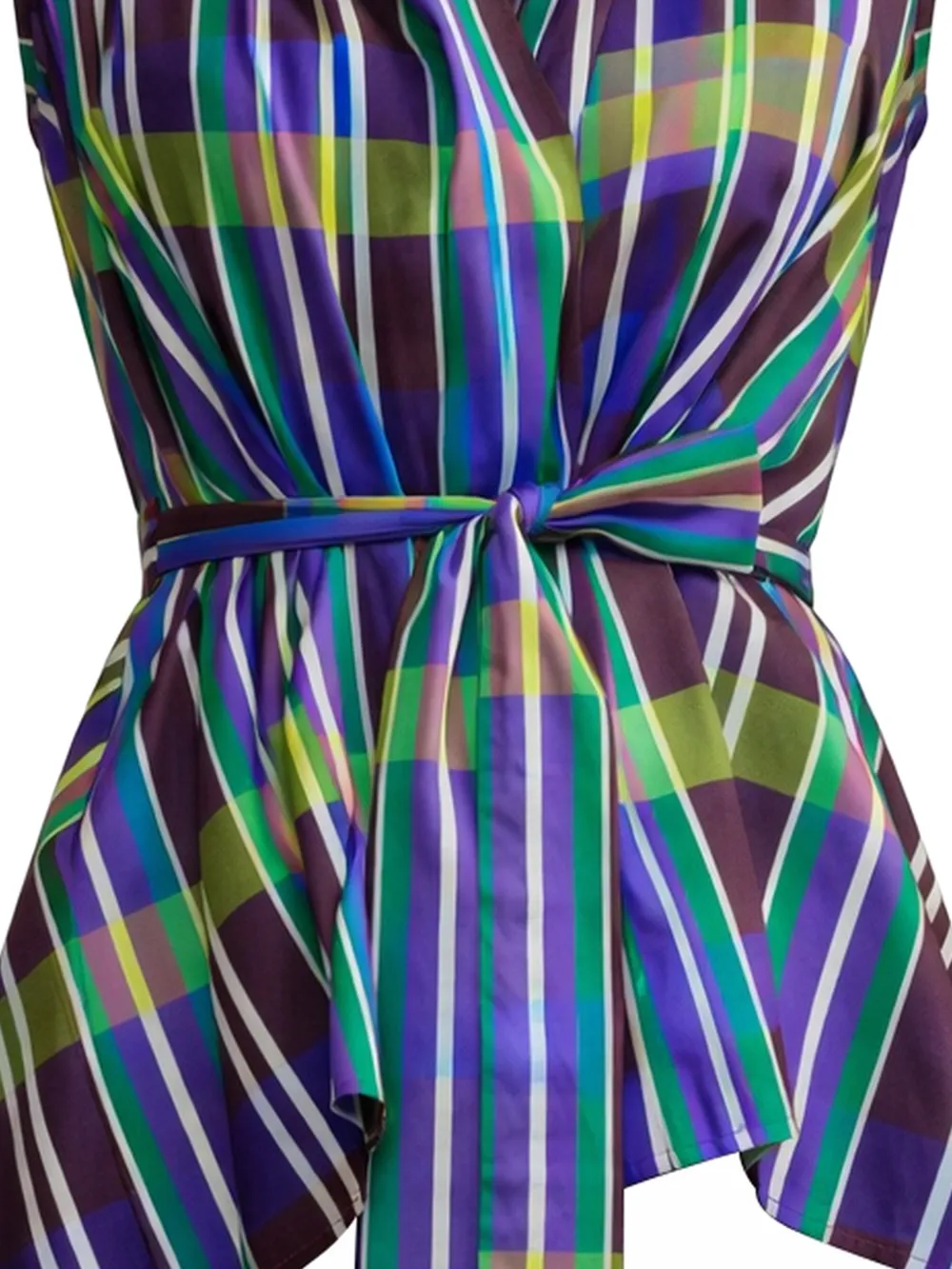 RETRO Prism Wrap Top