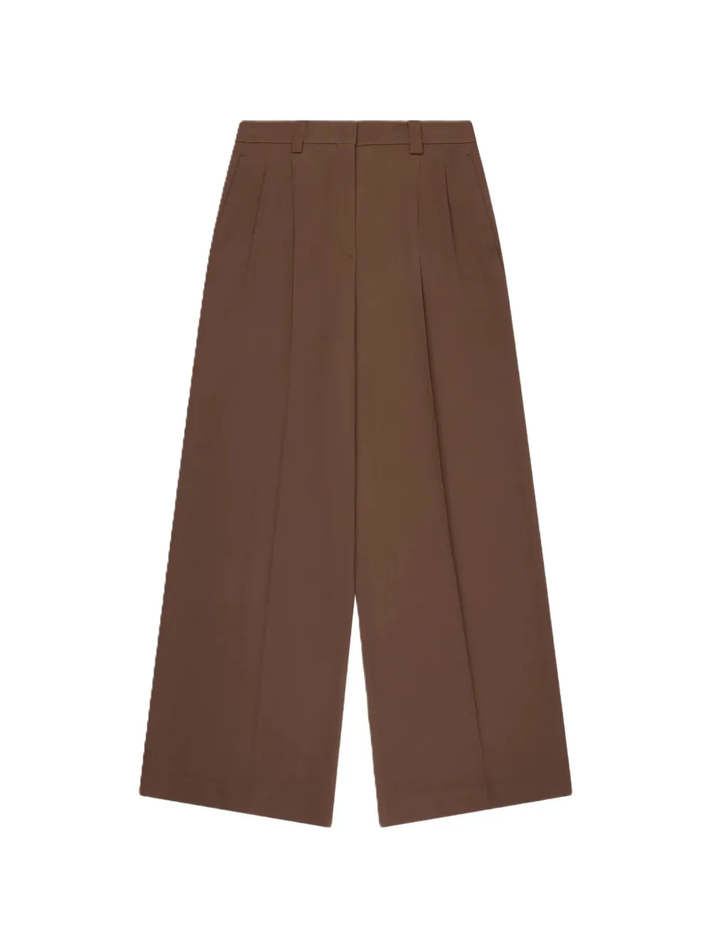 Incotex pleated palazzo pants - Marrone