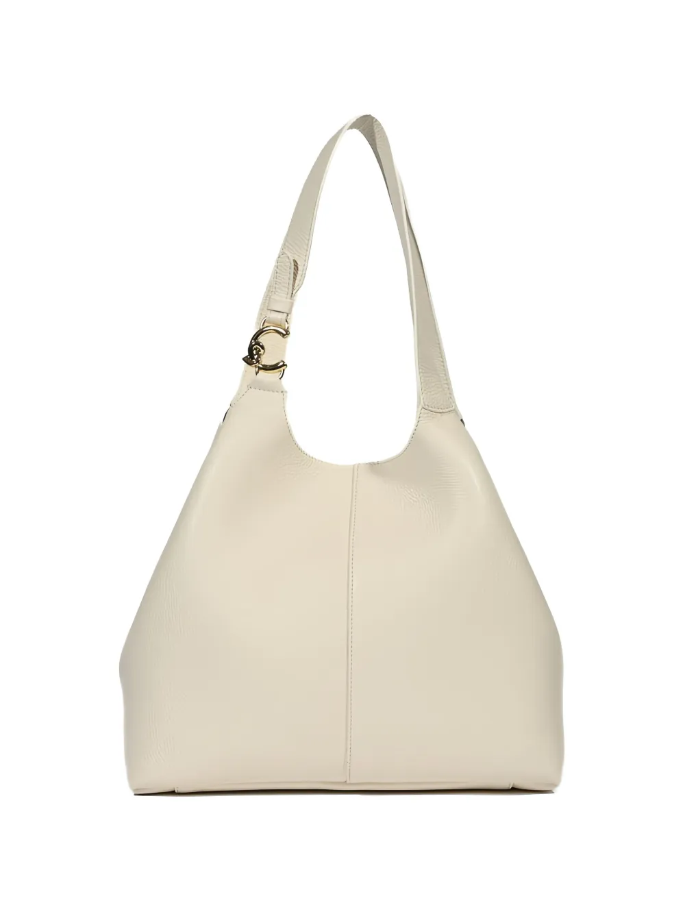 Coccinelle large C-easy shoulder bag - Toni neutri