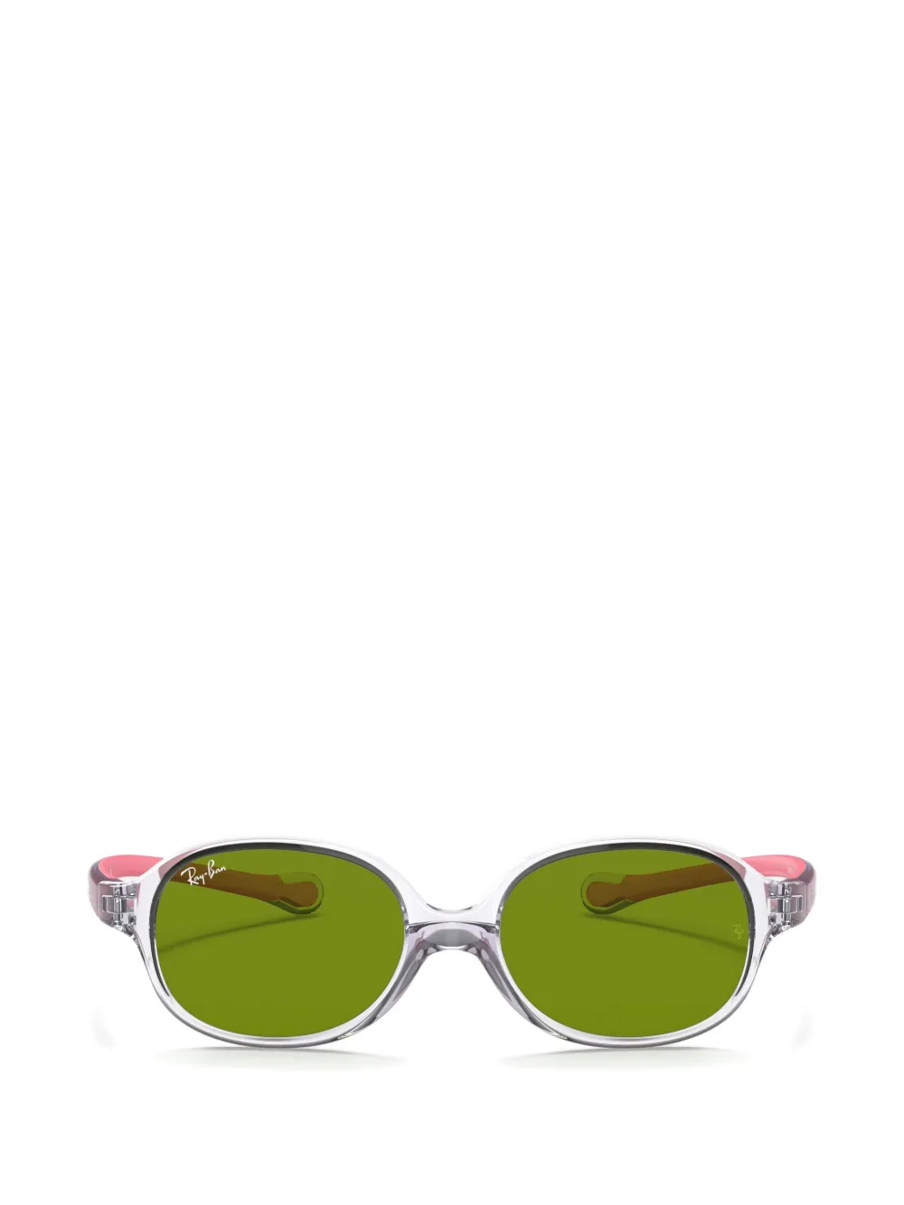RAY-BAN JUNIOR geometric-frame sunglasses - Bianco