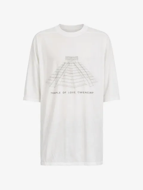 Rick Owens Jumbo SS graphic-print T-shirt