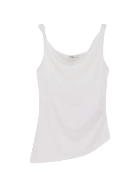 R2W asymmetric-hem tank top
