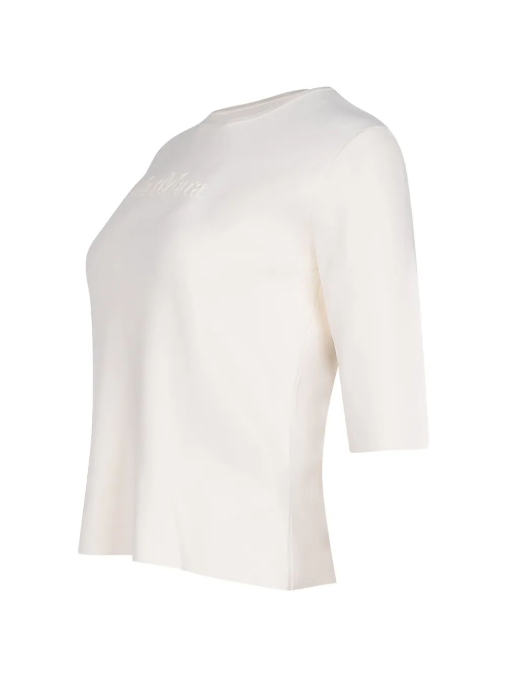 Max Mara three-quarter-sleeve T-shirt - Bianco