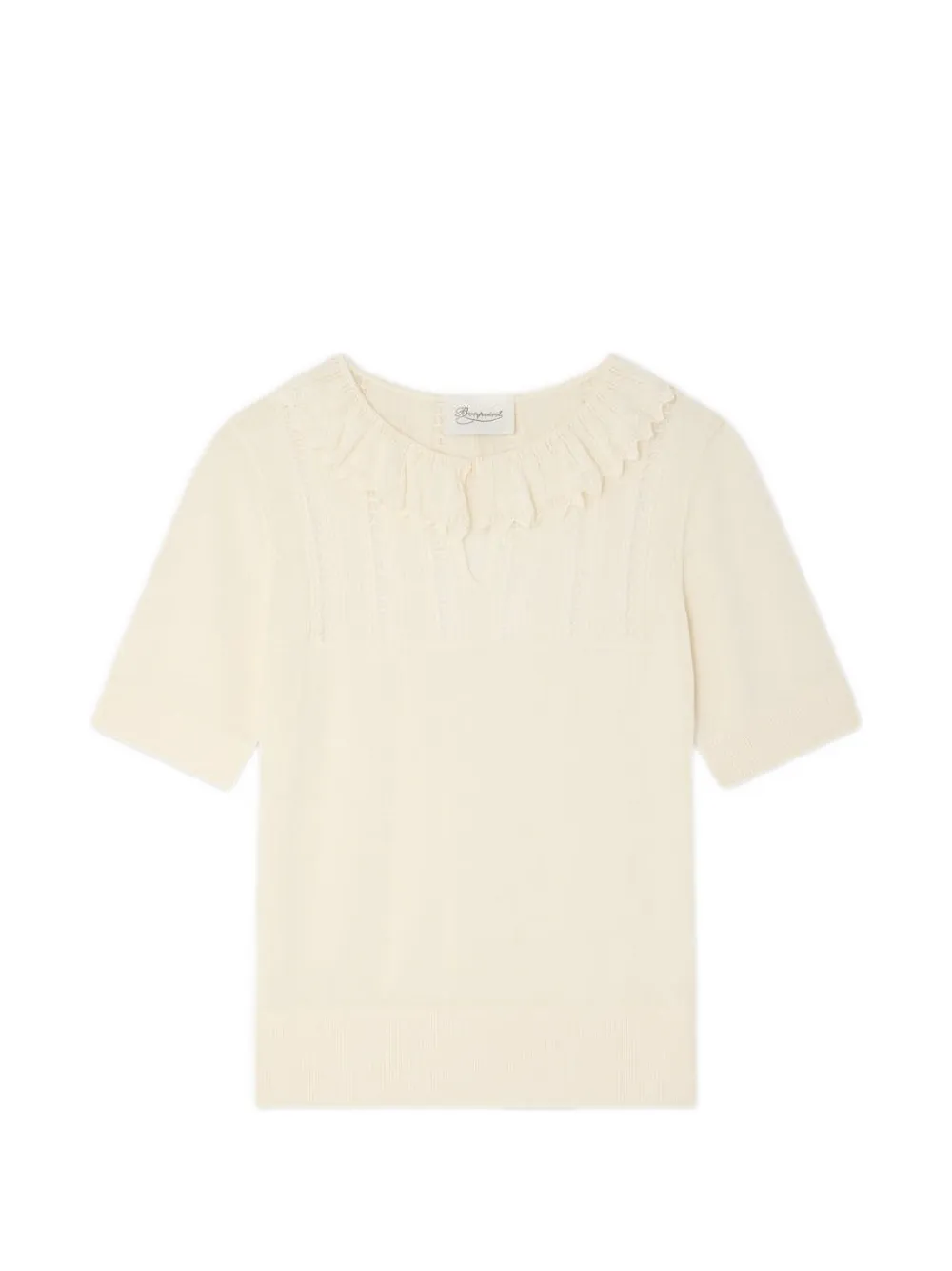 Bonpoint T-shirt con ruches - Toni neutri