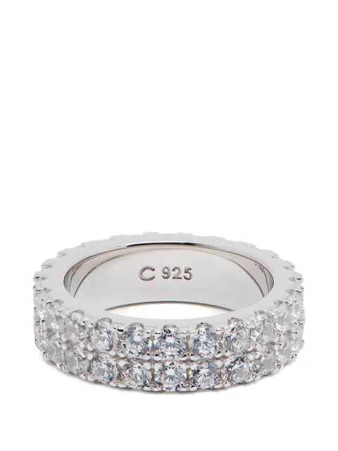 CERNUCCI crystal-embellished ring