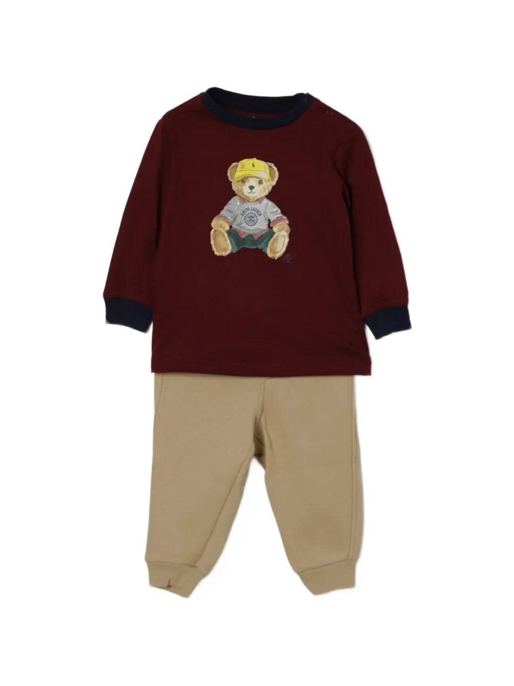 POLO RALPH LAUREN KIDS Polo Bear-motif tracksuit - Rosso