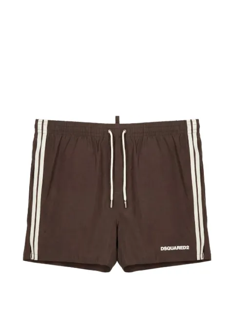 DSQUARED2 logo midi swim shorts