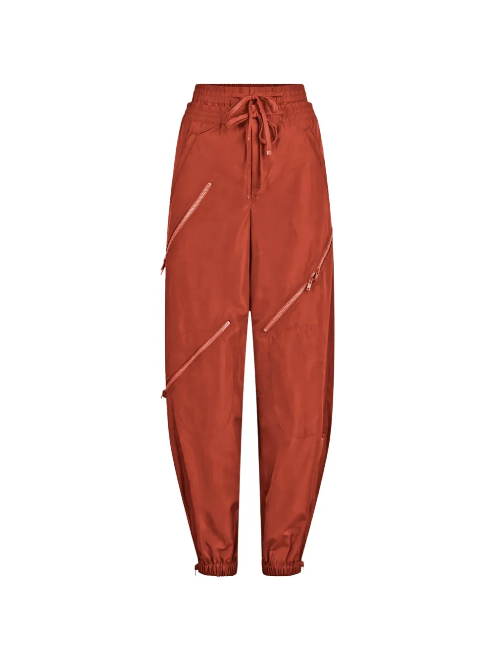 Monse double-waistband zipper trousers - Arancione