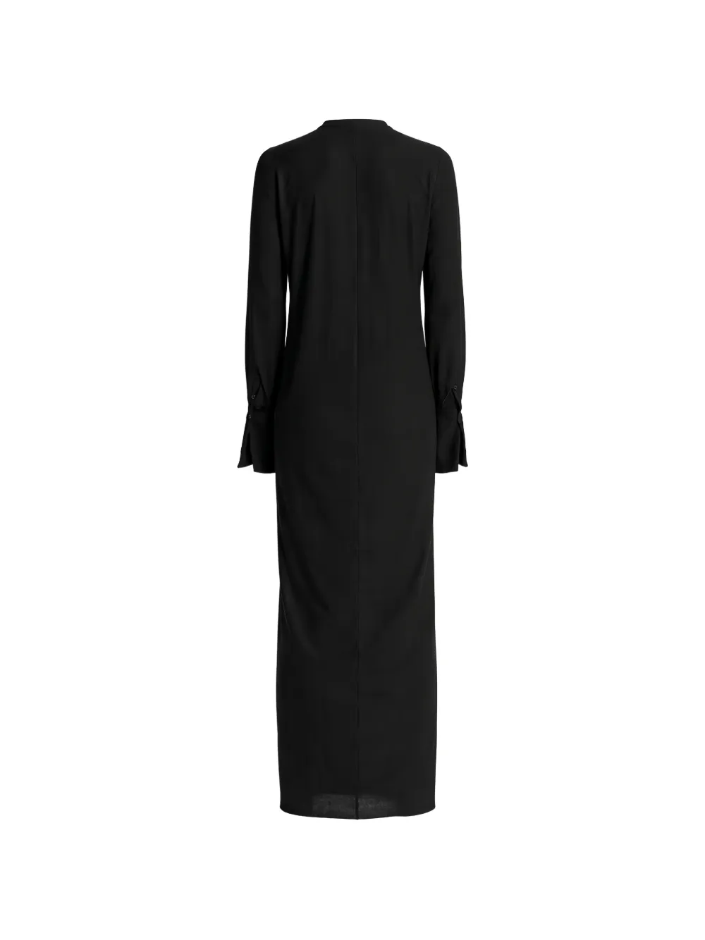 DARKPARK black long cotton dress Zwart